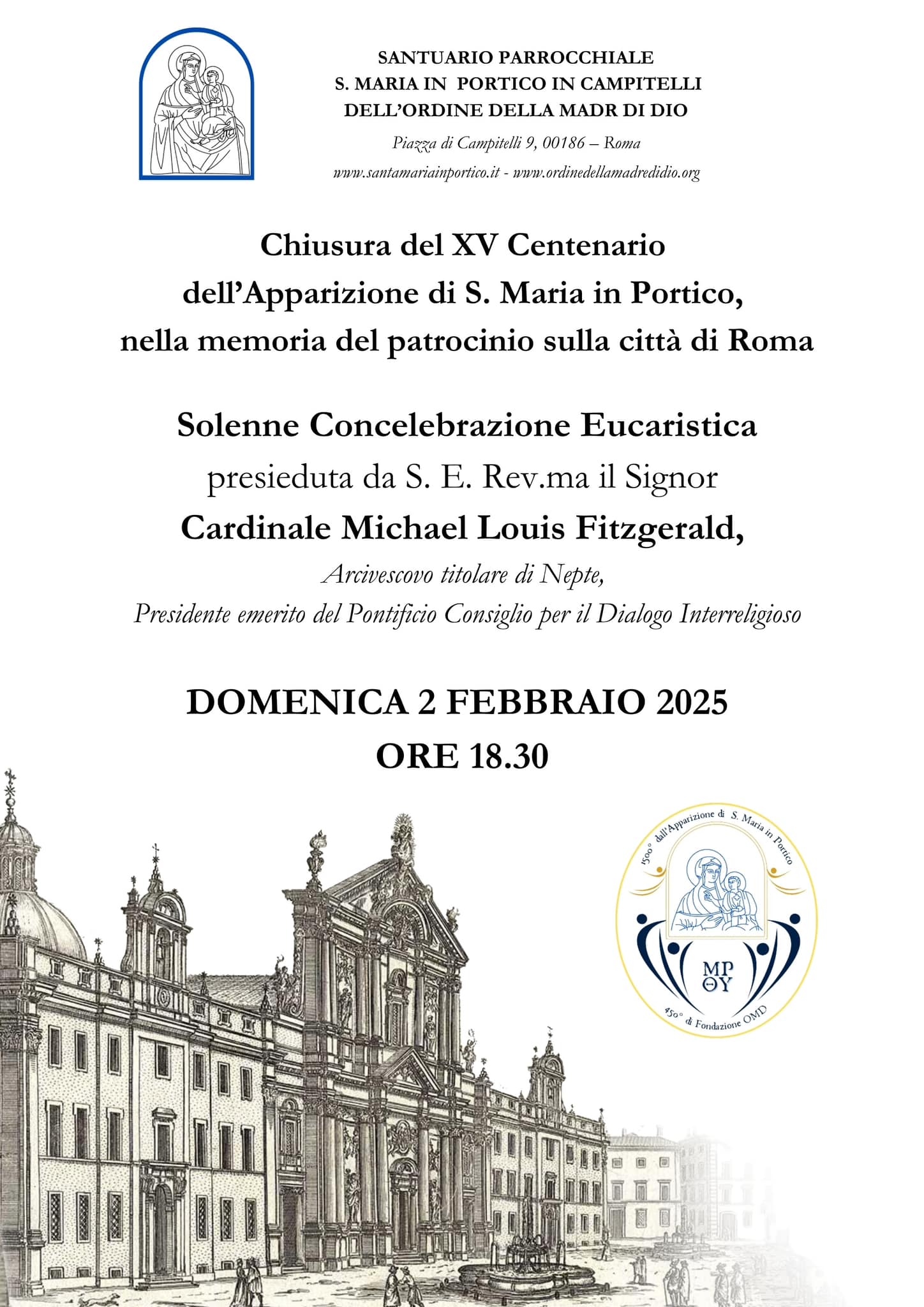 Festeggiamenti S. Maria in Portico 2 Febbraio 2025
