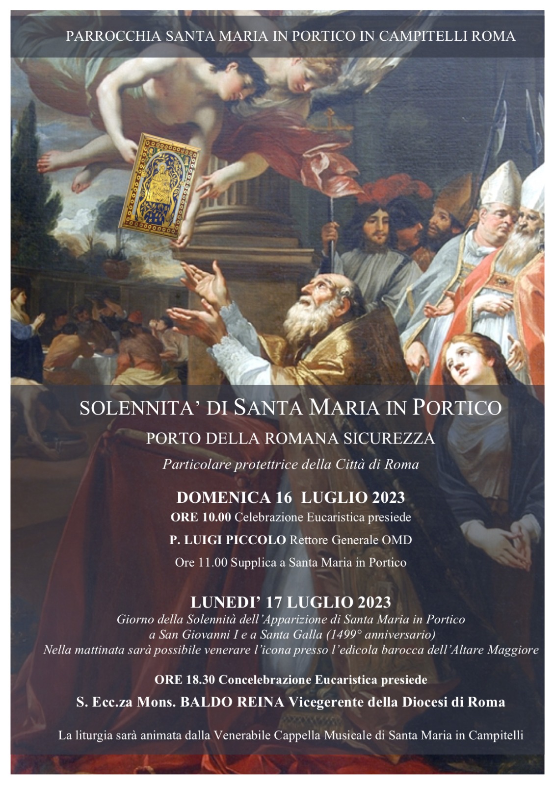 Manifesto santa Maria in Portico 2023