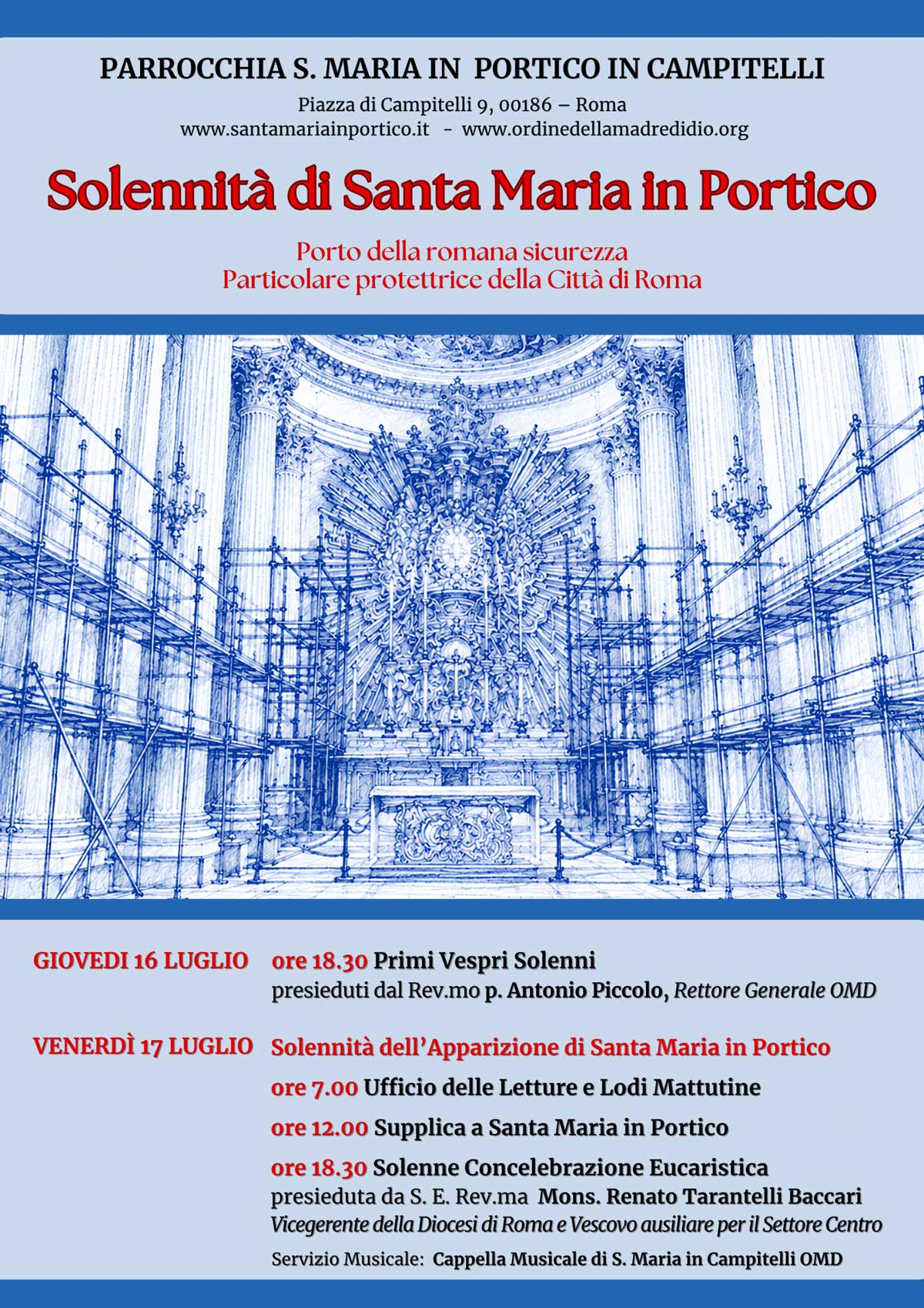 Santa Maria in Portico 2026