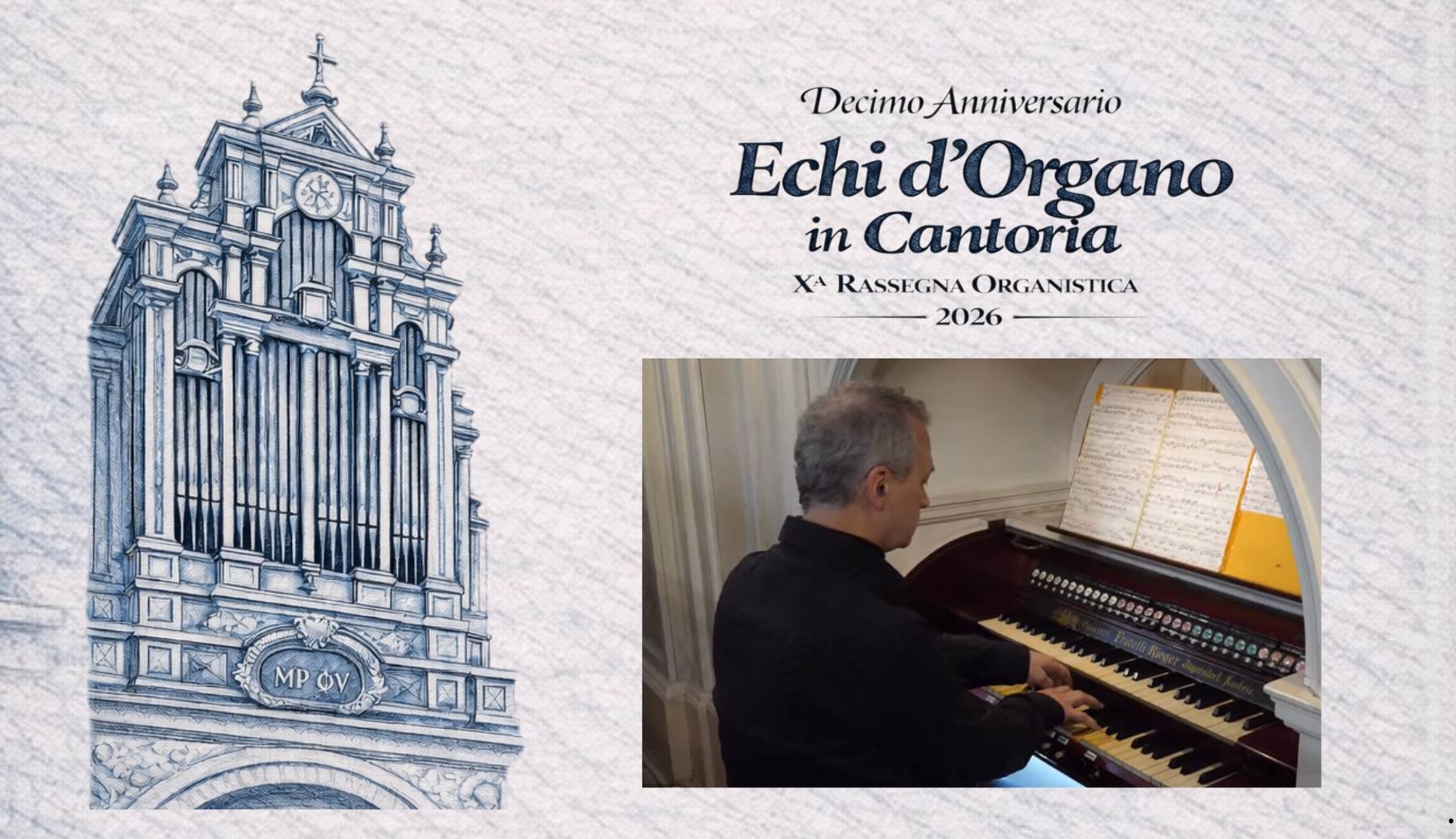 Stefano Vasselli a Echi d’Organo 2026: note che illuminano il cuore