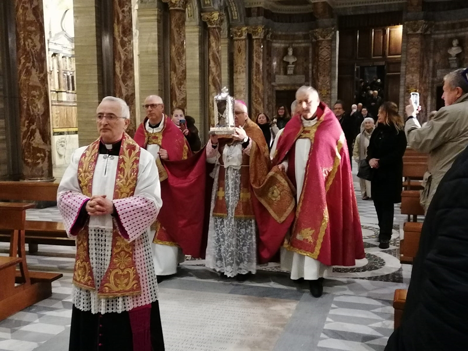 Il pellegrinaggio a Roma delle reliquie del Beato Livatino