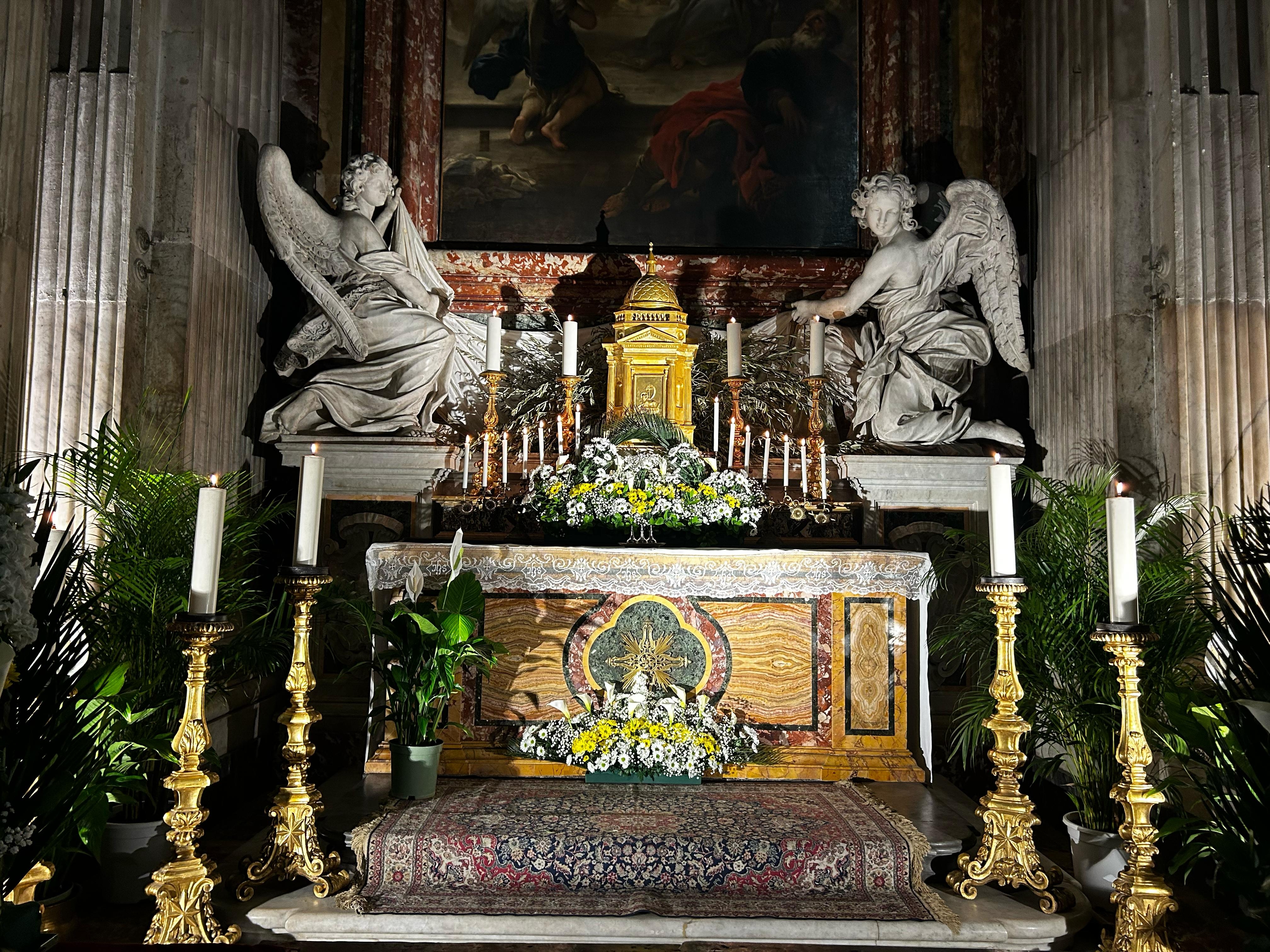 Da un grembiule, la Pasqua