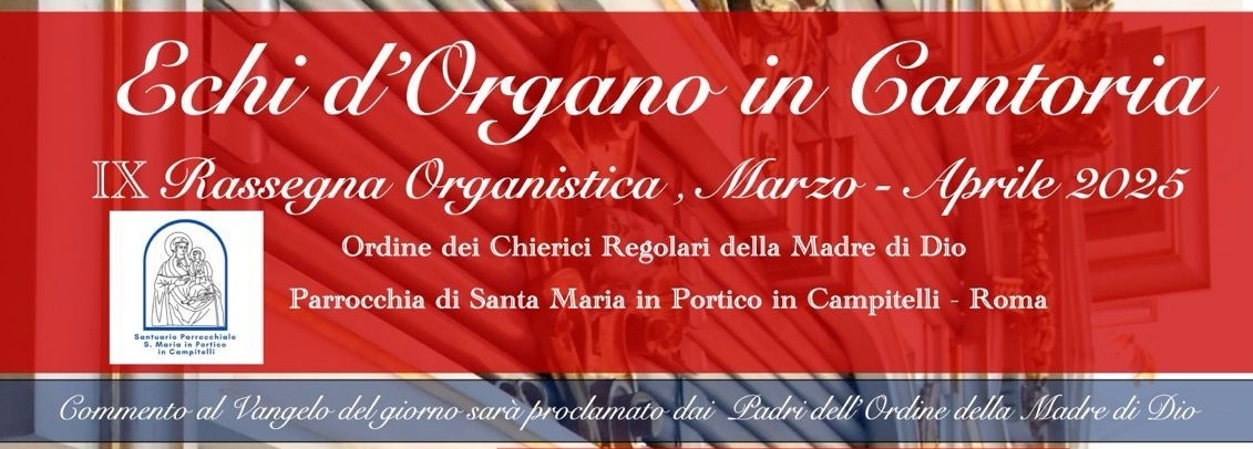 IX Rassegna Echi d'Organo in Cantoria