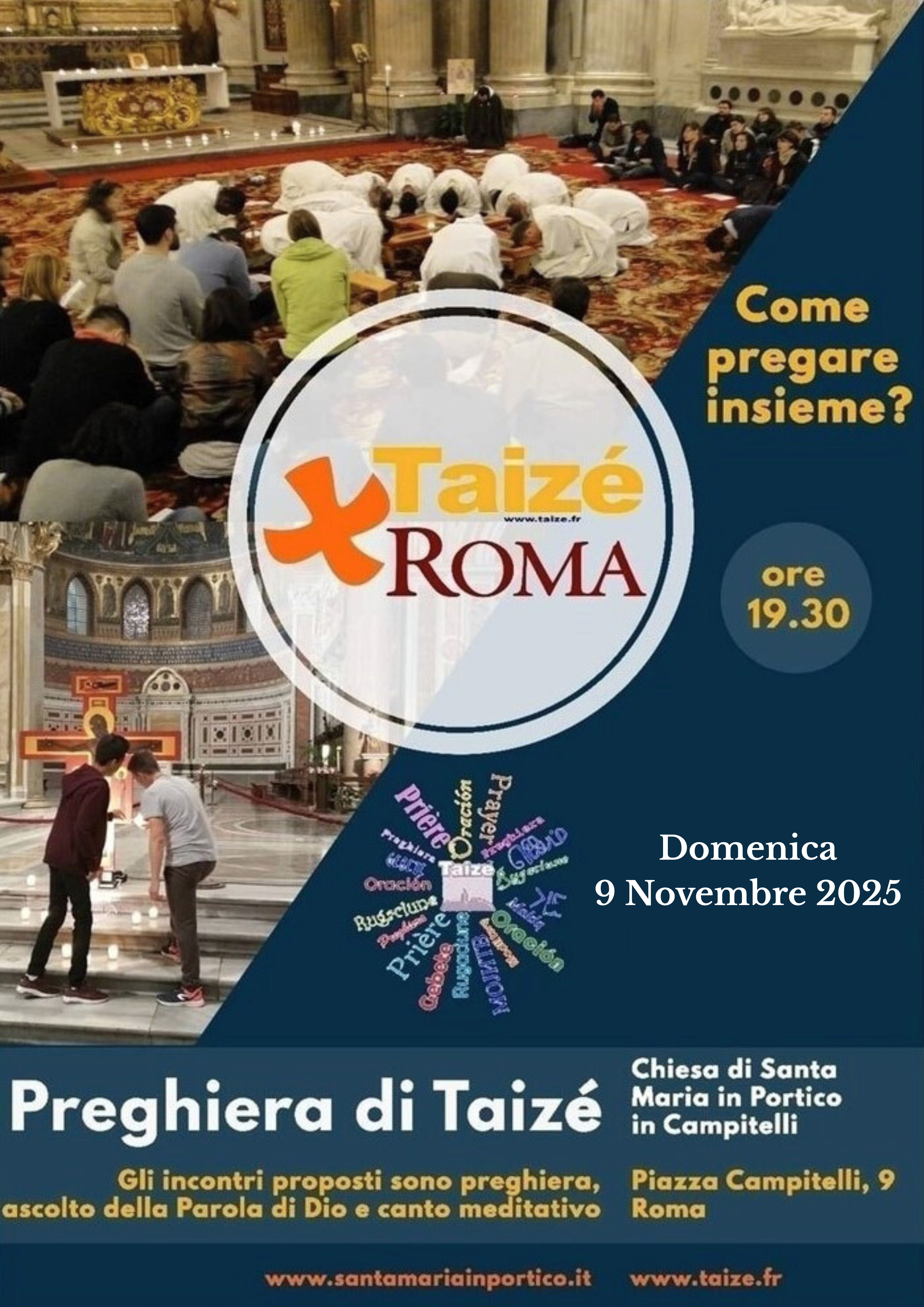Preghiera di Taizé Novembre 2025