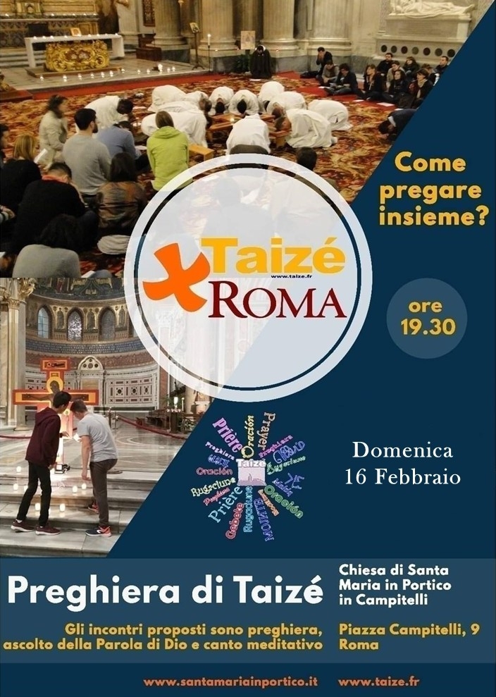 Preghiera di Taizé Febbraio 2025