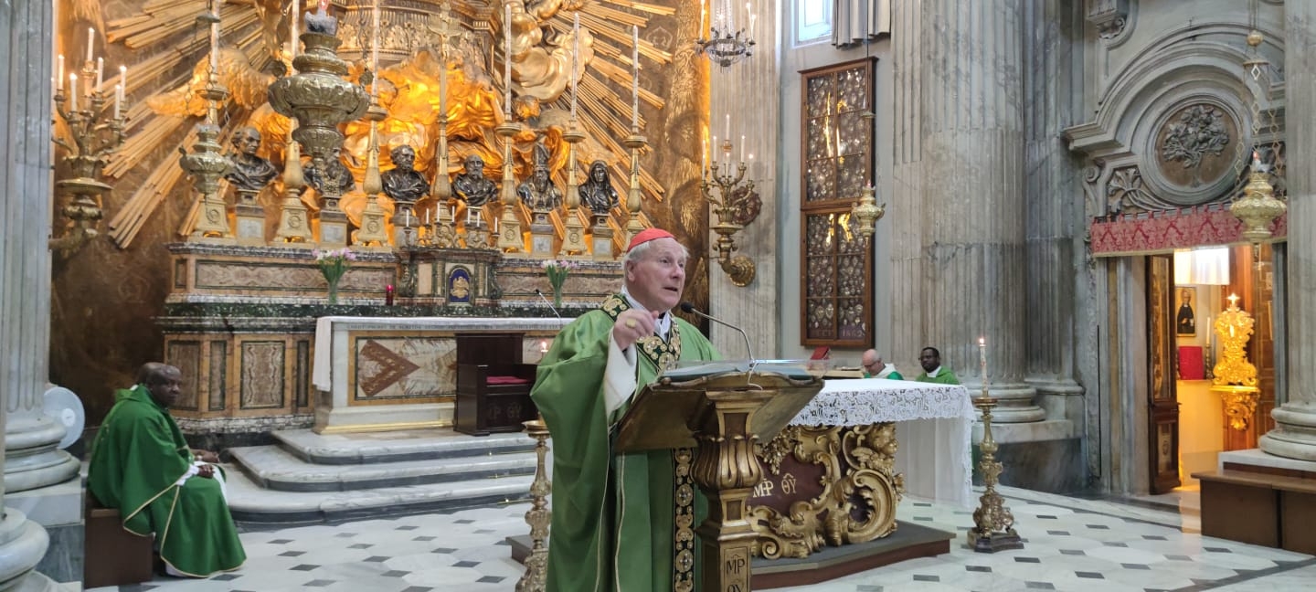 Il Cardinale Fitzgerald a Campitelli: “Quella di Gesù è per noi una lezione di umiltà”