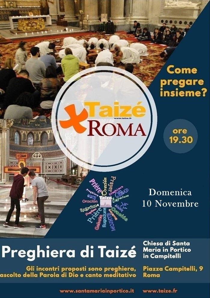 Preghiera di Taizé - 10 Novembre 2024