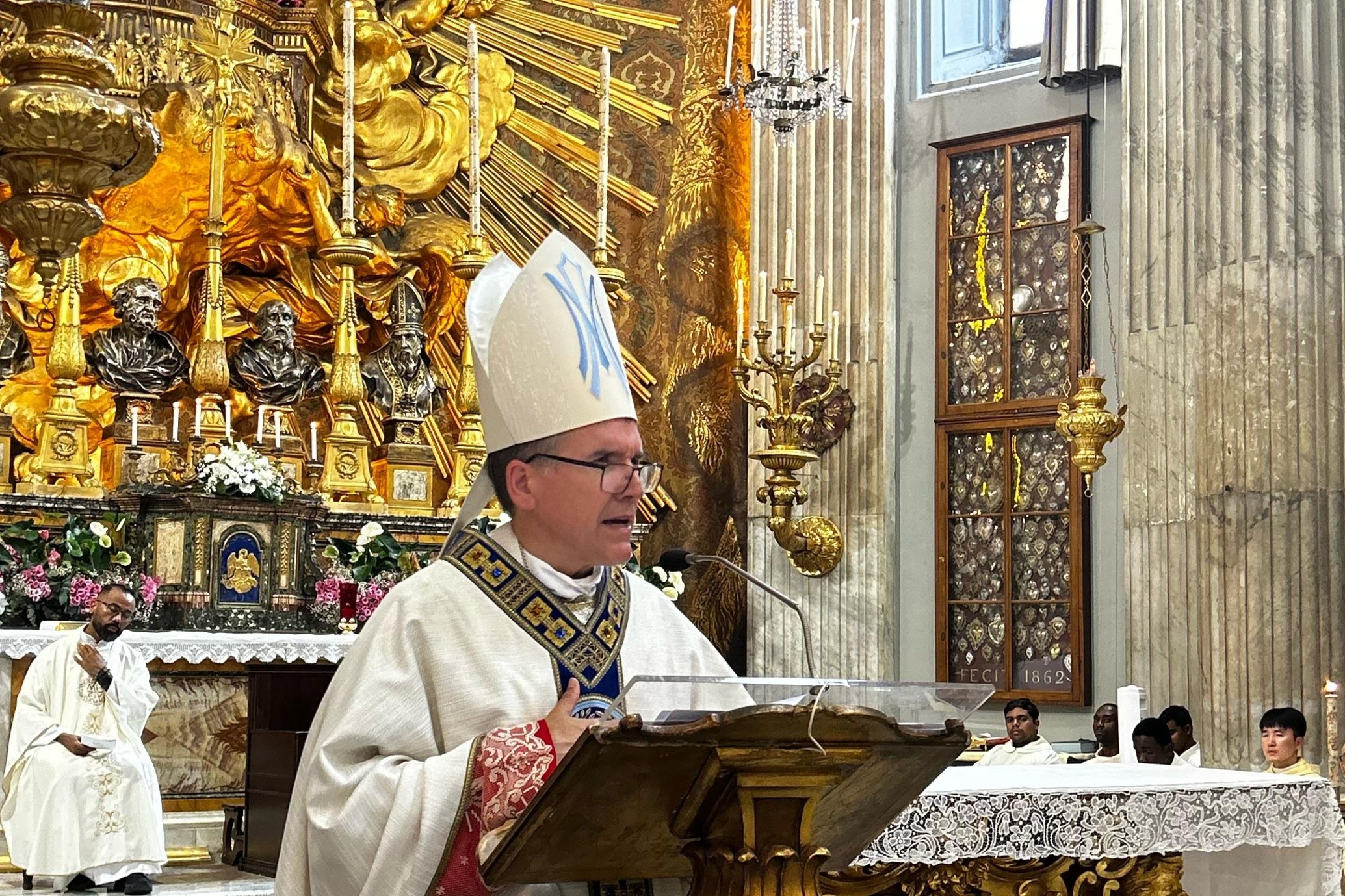 Il Vescovo Ferrada Moreira ha presieduto la Celebrazione Eucaristica della Solennità di Santa Maria in Portico
