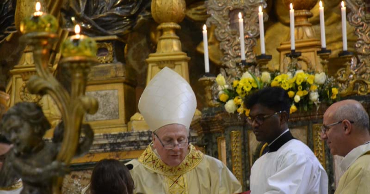 Il Cardinale nella messa della Candelora: “Seguiamo la luce”